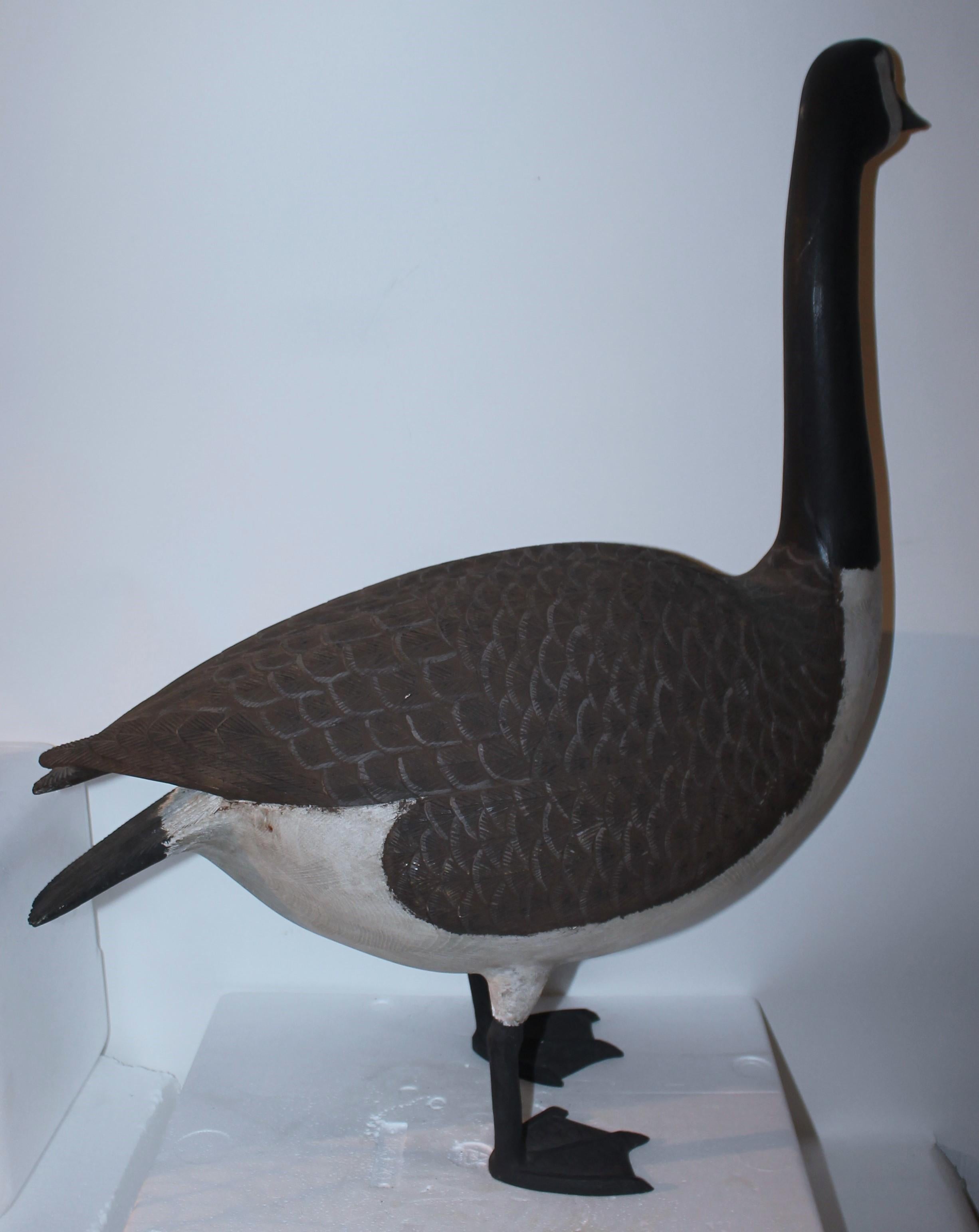 carved goose