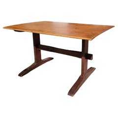 20Thc Hand Made Trestle Tisch