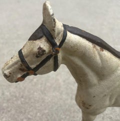 20Thc Hubbley Original Painted Horse Doorstop