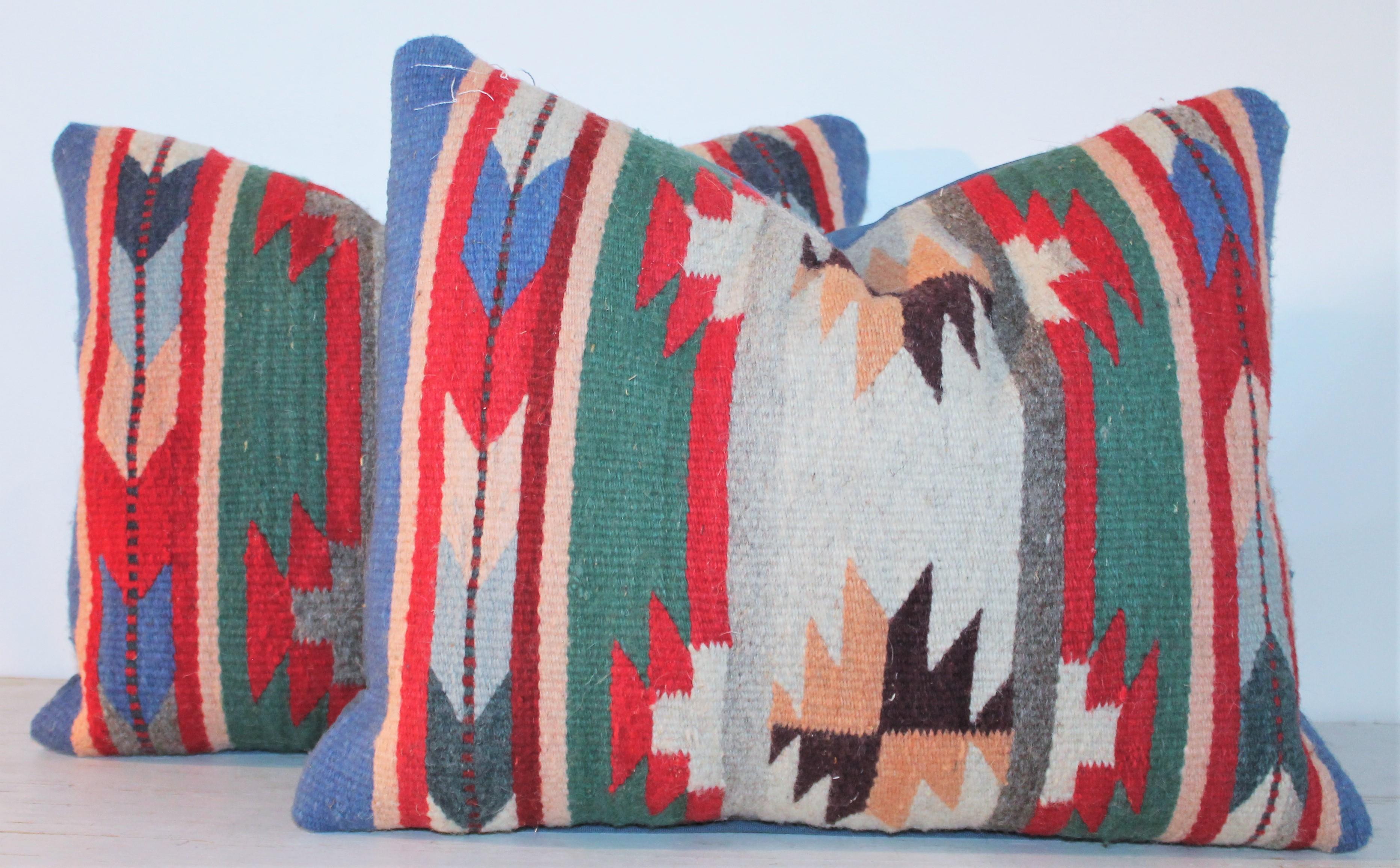 American 20th Century Indian Weaving Pillows