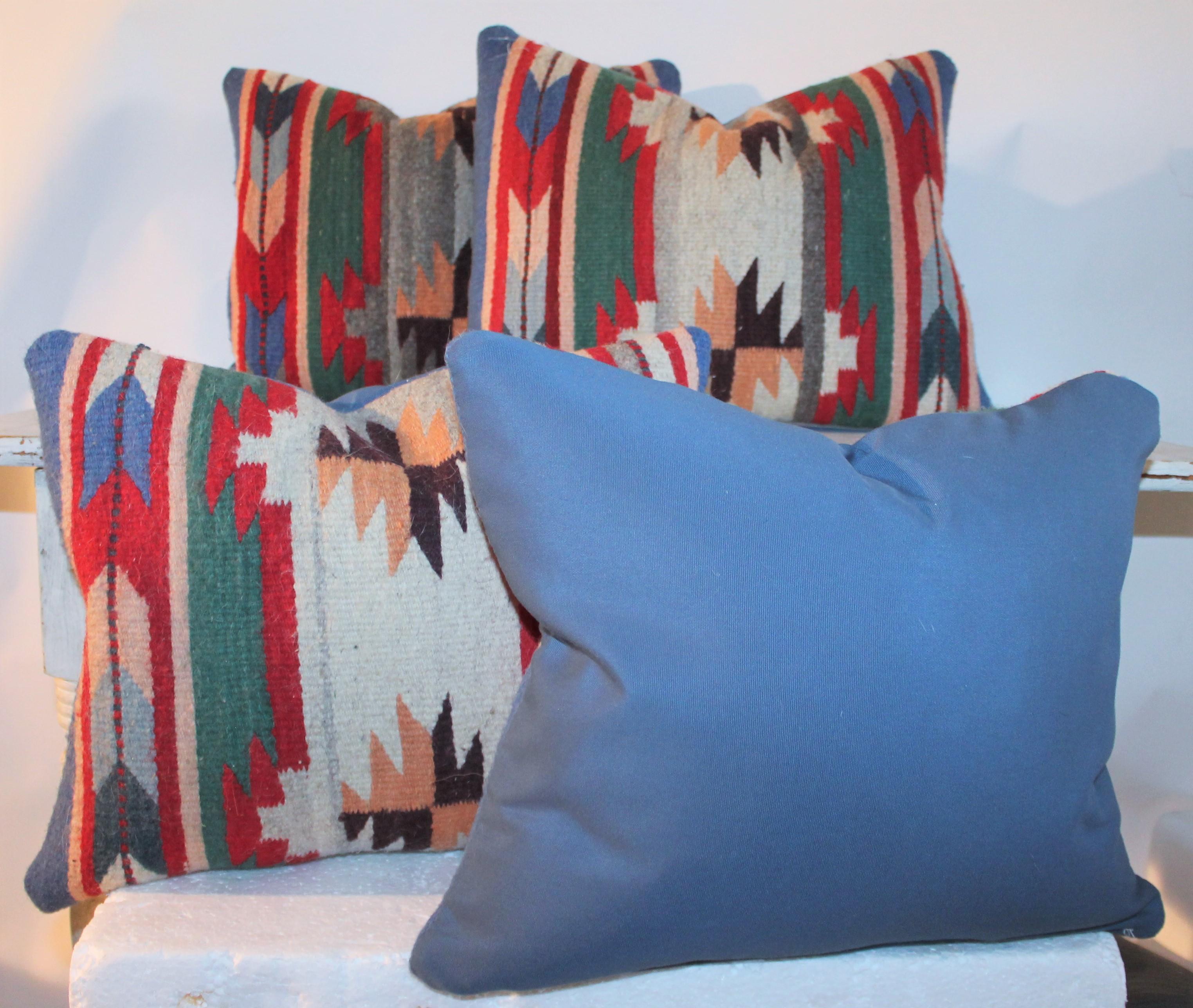 Wool 20th Century Indian Weaving Pillows