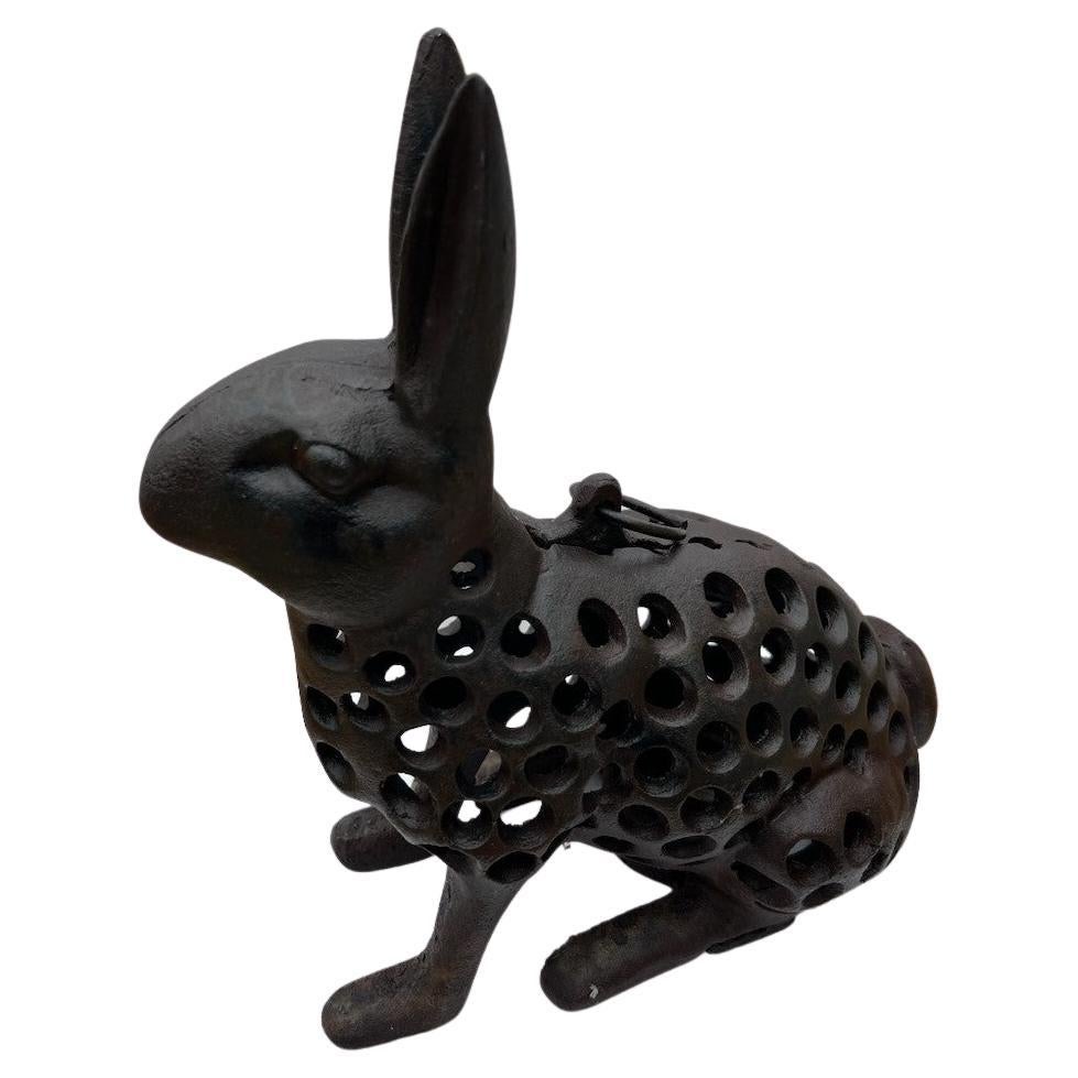 20th Century Iron Rabbit / Lantern Door Stop