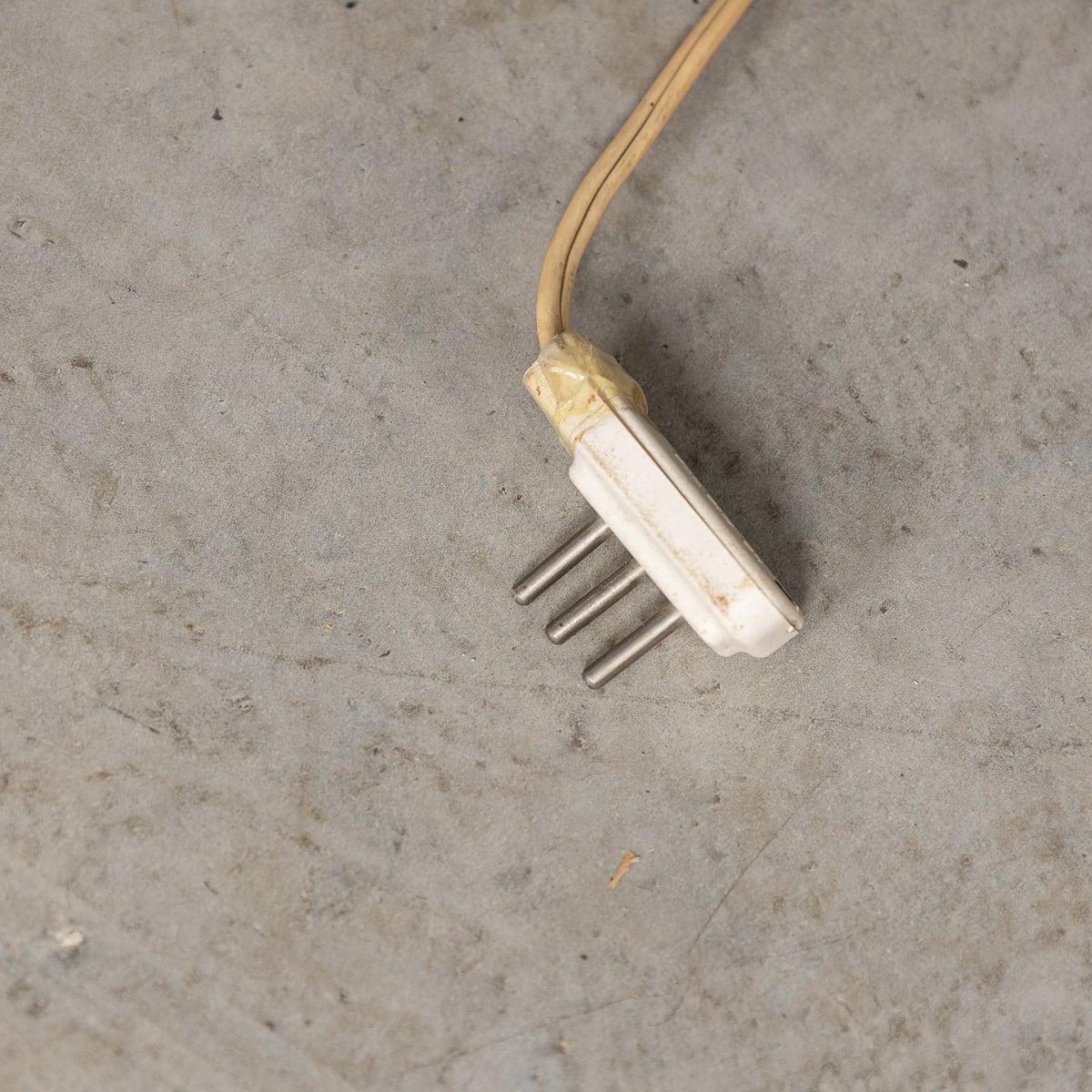 20thC Italian Chrome & Glass Floor Lamp By Paolo Venini, Made In Murano c.1970 For Sale 9