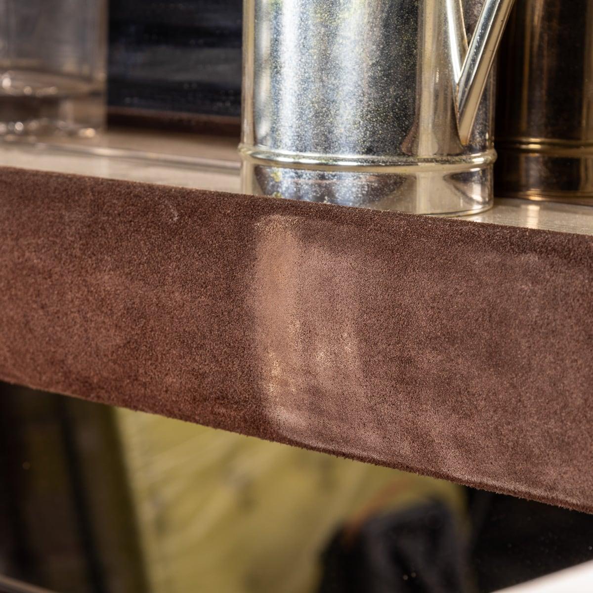 Bar in ottone e tartaruga finta del XX secolo con piano in marmo, Willy Rizzo 11