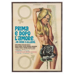 20thC Italian Film Poster For "Prima E Dopo L'amore.. Un Grido D'allarme" c.1971