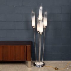 20thC Italian Five Light Murano Glass Lamp By Carlo Nason For Mazzega c.1970