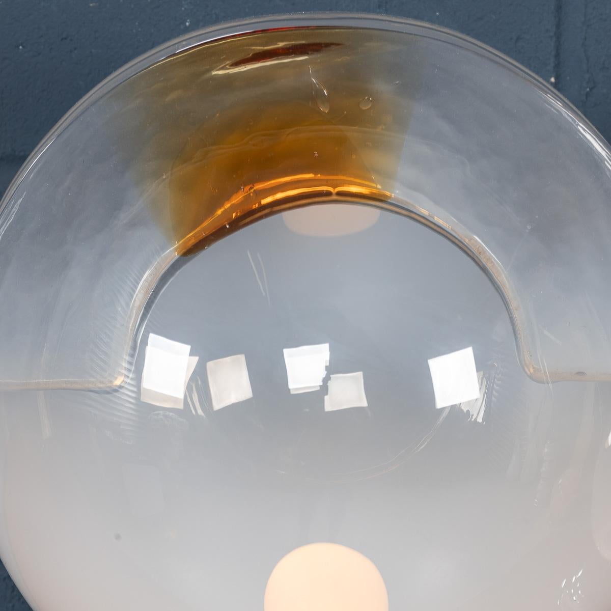 Murano Glass 20thC Italian Graduated Pair Of Table Lamps By Carlo Nason For Mazzega c.1970 For Sale