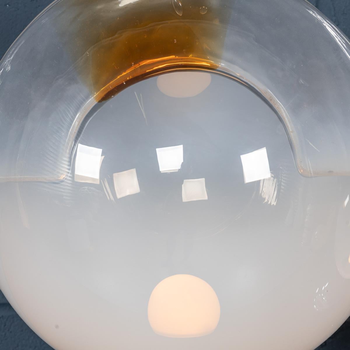 20thC Italian Graduated Pair Of Table Lamps By Carlo Nason For Mazzega c.1970 For Sale 1