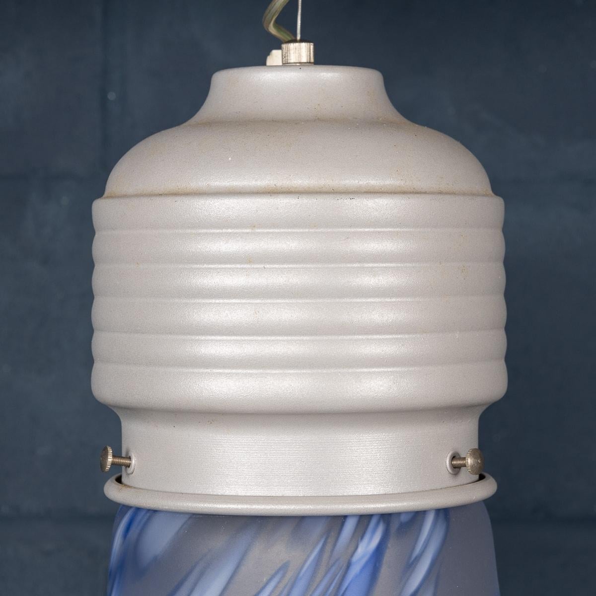 Other 20thC Italian Hand Blown Ceiling Light In The Form Of A Light Bulb, By Due P For Sale