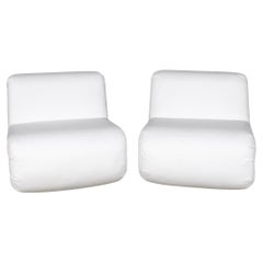 20thC Italian Pair Of "Boomerang" Lounge Chairs By Rodolfo Bonetto For B-Line