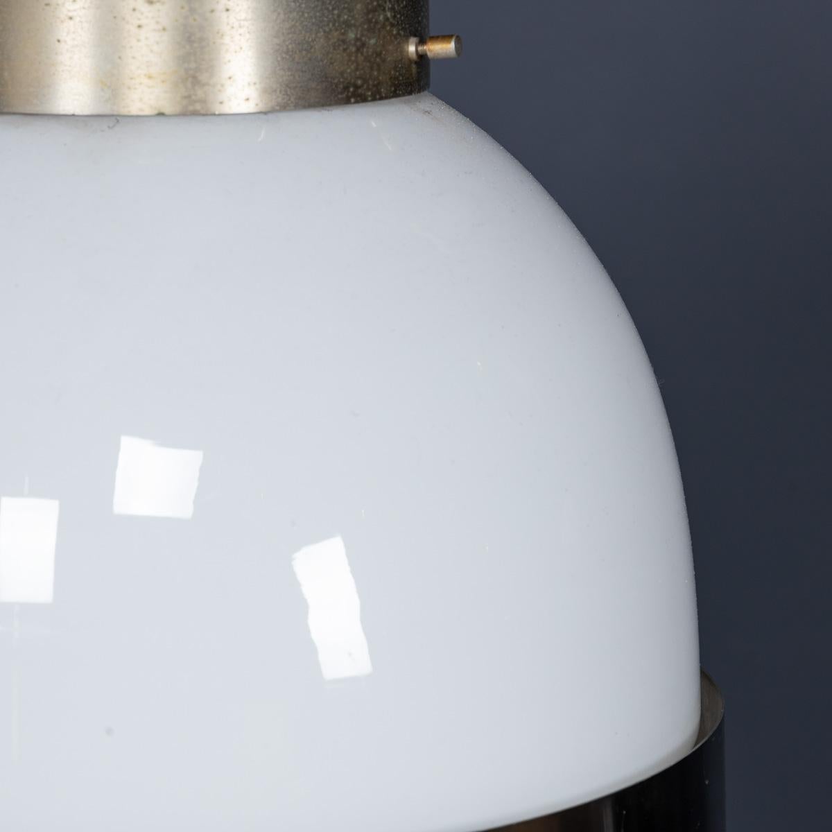 Coppia di lampade a sospensione opaline 