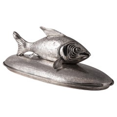 20. Jahrhundert Italienische versilberte Servierplatte von Franco Lapini, Florenz ca. 1970