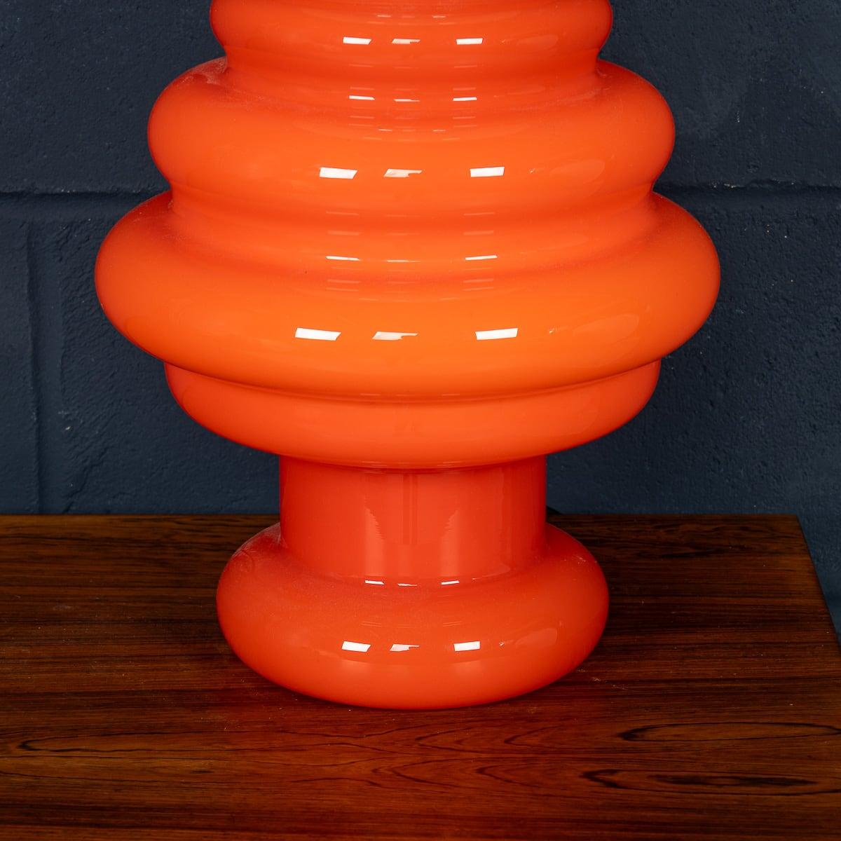 Lampada da tavolo italiana del XX secolo di Carlo Nason per Mazzega, realizzata a Murano nel 1970. in vendita 4