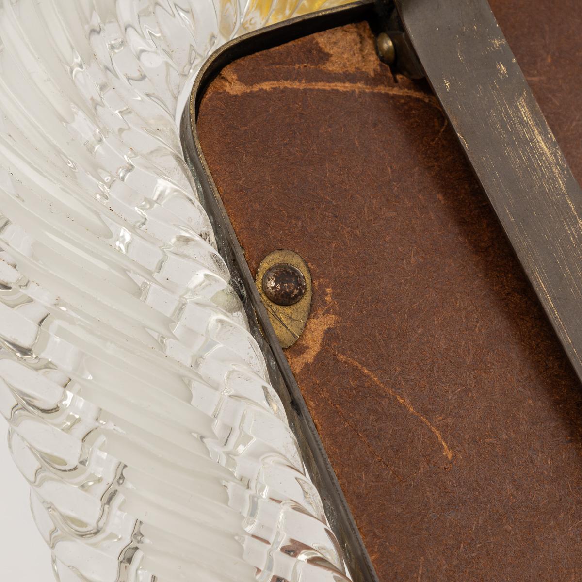 Italienischer venezianischer Fotorahmen aus Glas aus dem 20. Jahrhundert, Barovier & Toso zugeschrieben (Mitte des 20. Jahrhunderts) im Angebot