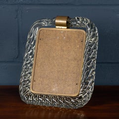 20thC Italian Venetian Glass Photograph Frame, Attributable To Venini c.1950