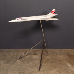 20thC Large British Airways Concorde Model By Space Models, England c.1999