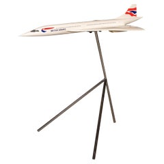 20thC Large British Airways Concorde Model By Space Models, England c.1999