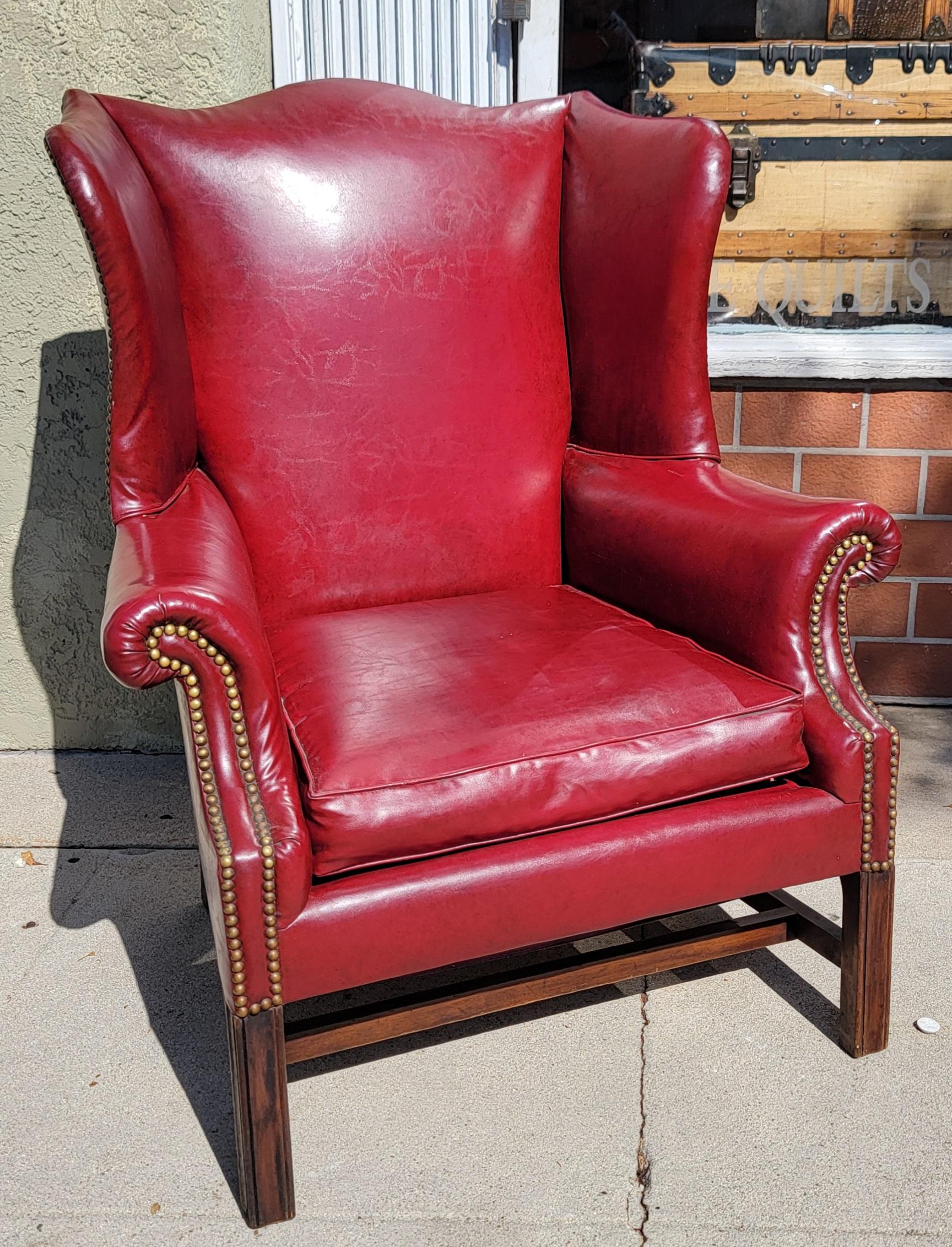 Adirondack 20Thc Leather Wing Chair