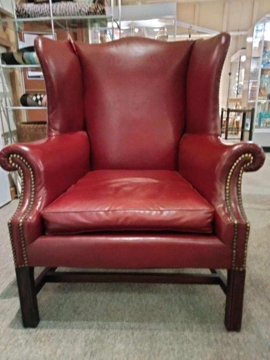 20Thc Leather Wing Chair