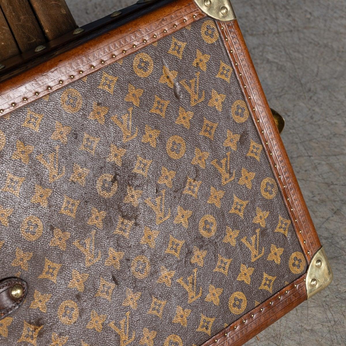 20thC Louis Vuitton Encyclopedia Britannica Trunk In Monogram Canvas c.1911 For Sale 13