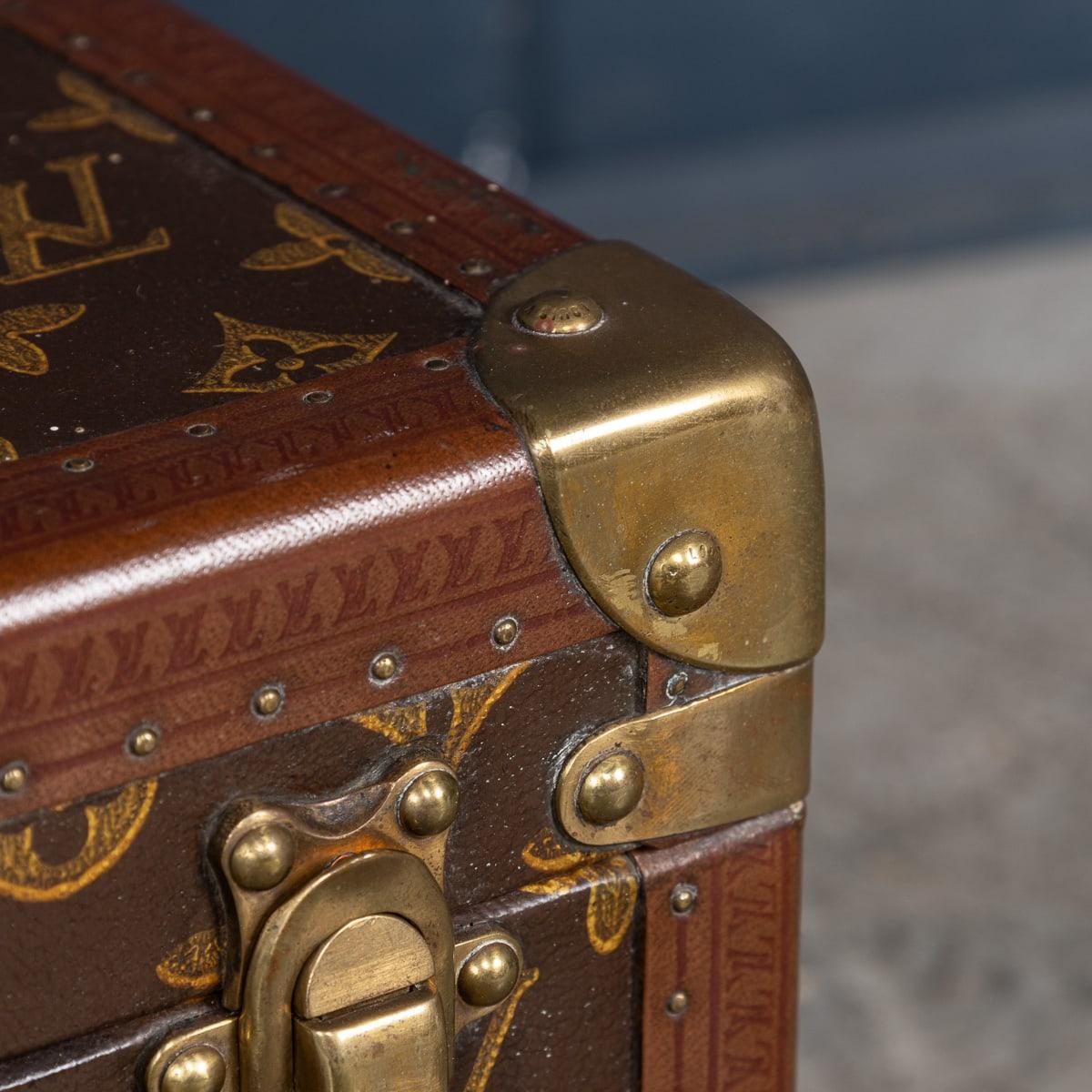 20thC Louis Vuitton Hat Case In Monogram Canvas, Converted Into A Humidor c.1950 For Sale 8