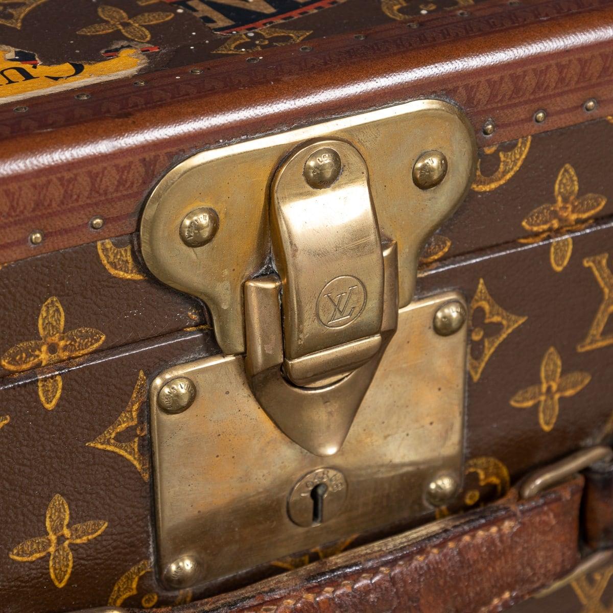 20thC Louis Vuitton Hat Case In Monogram Canvas, Converted Into A Humidor c.1950 For Sale 9