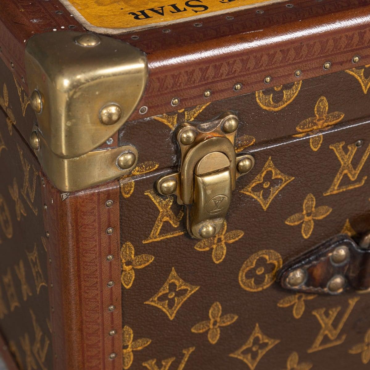 20thC Louis Vuitton Hat Case In Monogram Canvas, Converted Into A Humidor c.1950 For Sale 11