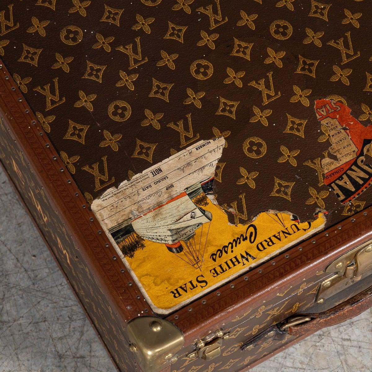 20thC Louis Vuitton Hat Case In Monogram Canvas, Converted Into A Humidor c.1950 For Sale 12