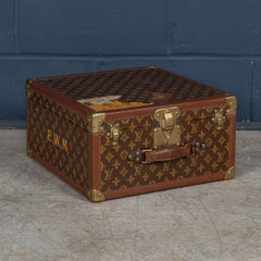 20thC Louis Vuitton Hat Case In Monogram Canvas, Converted Into A Humidor c.1950