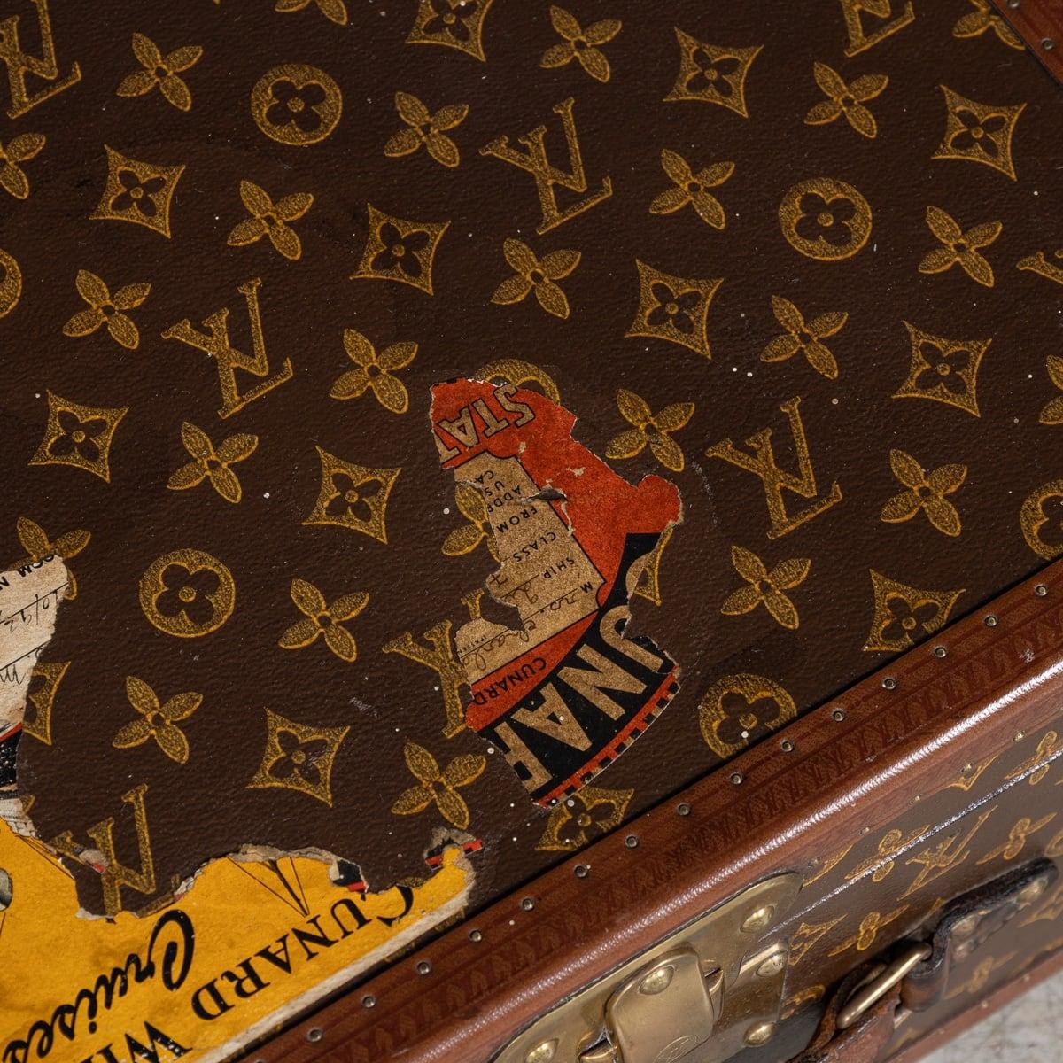 20thC Louis Vuitton Hat Case In Monogram Canvas, Converted Into A Humidor c.1950 For Sale 13