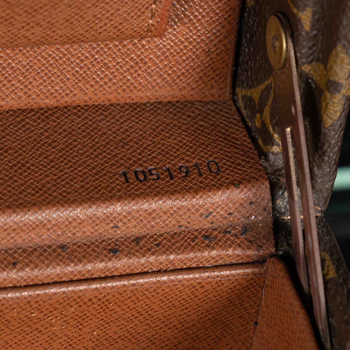 20thC Louis Vuitton Presidential Briefcase In Monogram Canvas, France c.1980 For Sale 5