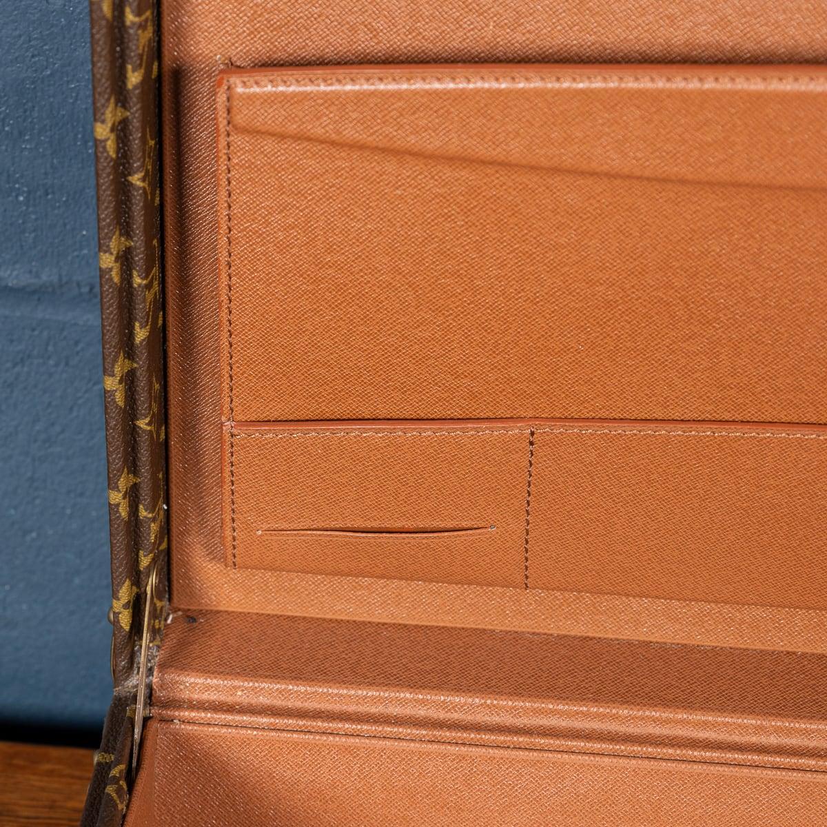 20thC Louis Vuitton Presidential Briefcase In Monogram Canvas, France c.1980 For Sale 6