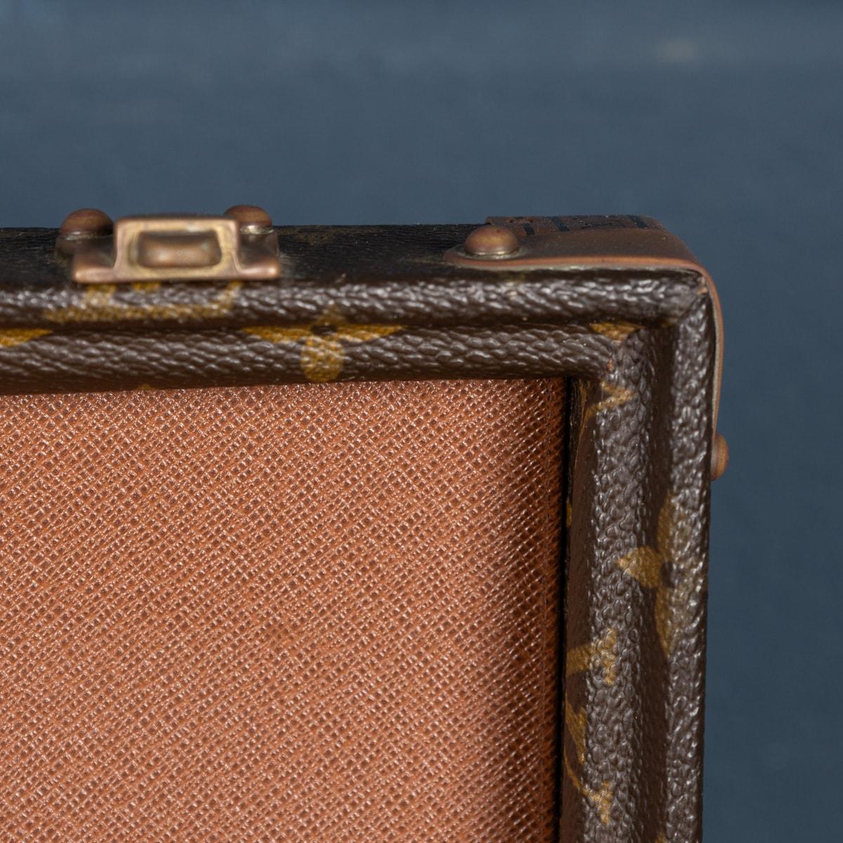 20thC Louis Vuitton Presidential Briefcase In Monogram Canvas, France c.1980 For Sale 6