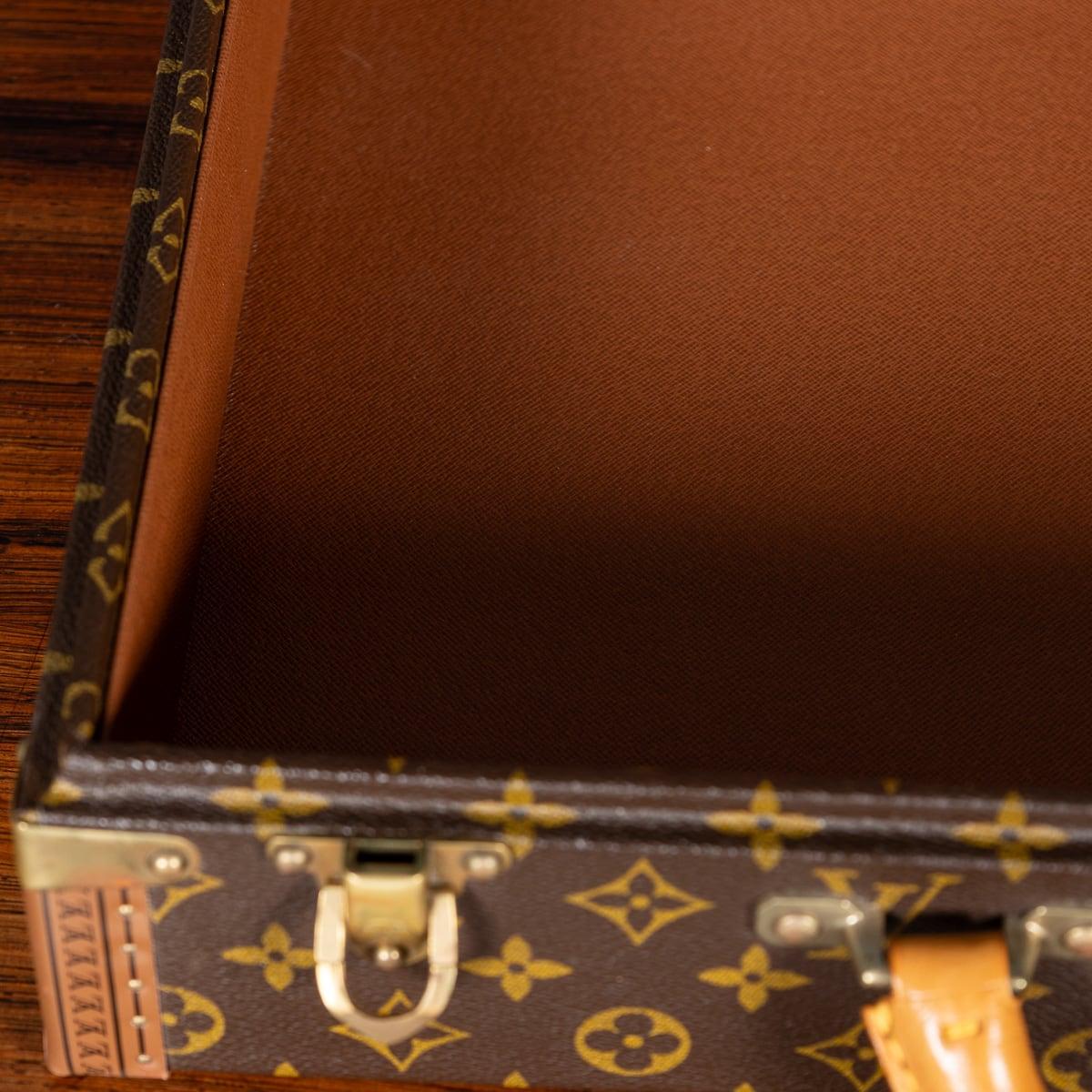 20thC Louis Vuitton Presidential Briefcase In Monogram Canvas, France c.1980 For Sale 8
