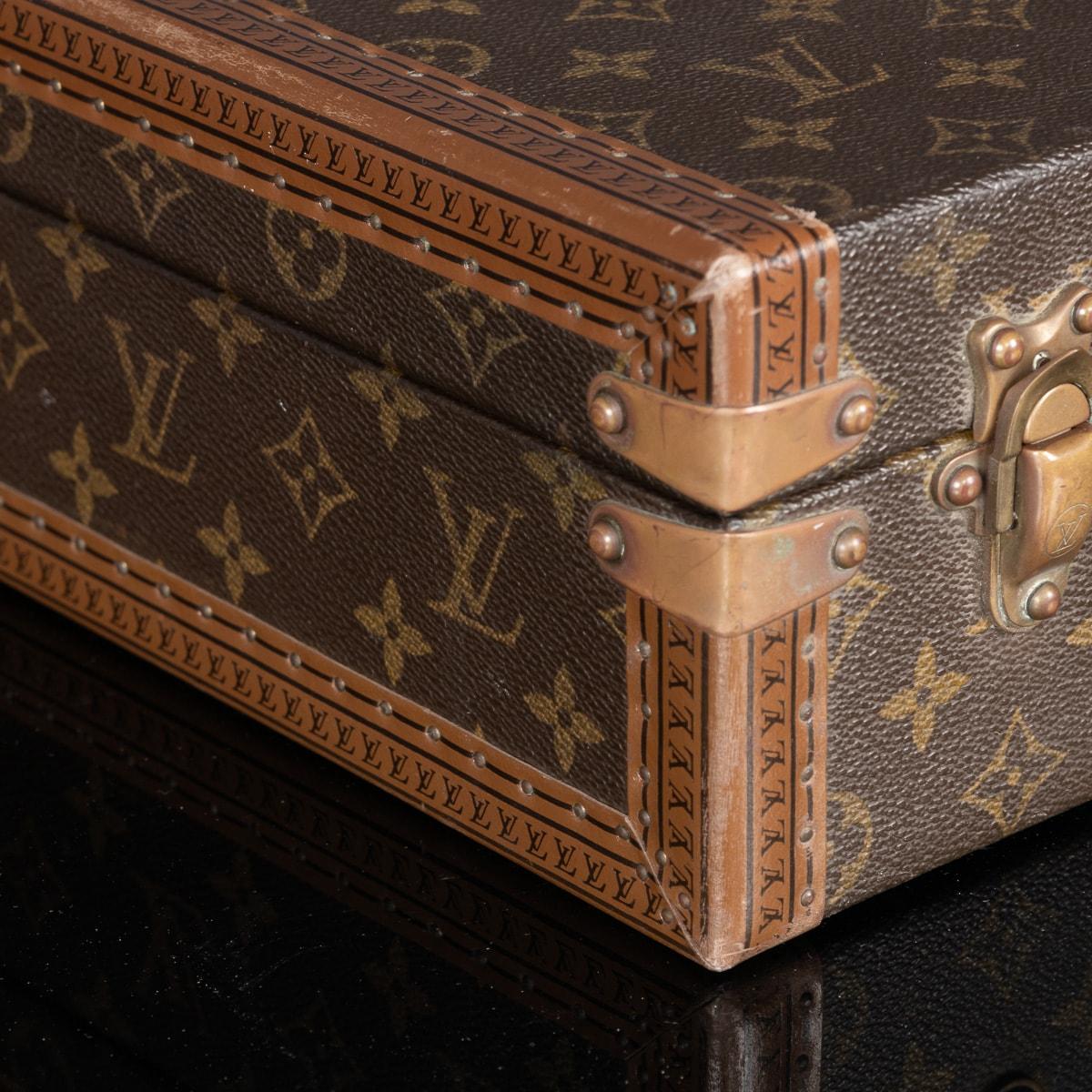 20thC Louis Vuitton Presidential Briefcase In Monogram Canvas, France c.1980 For Sale 12