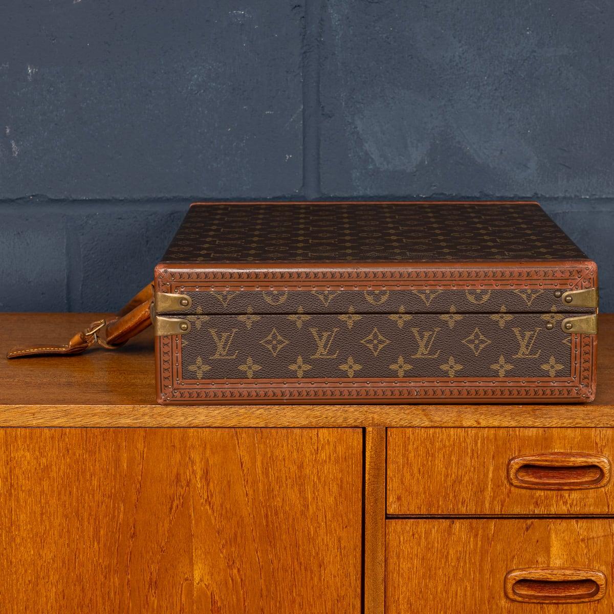 French 20thC Louis Vuitton Presidential Briefcase In Monogram Canvas, France c.1980