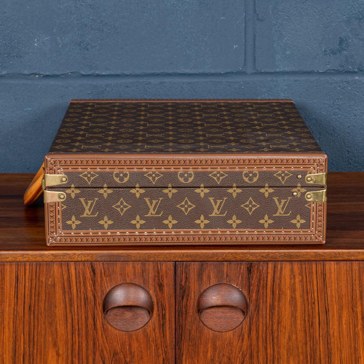 French 20thC Louis Vuitton Presidential Briefcase In Monogram Canvas, France c.1980 For Sale