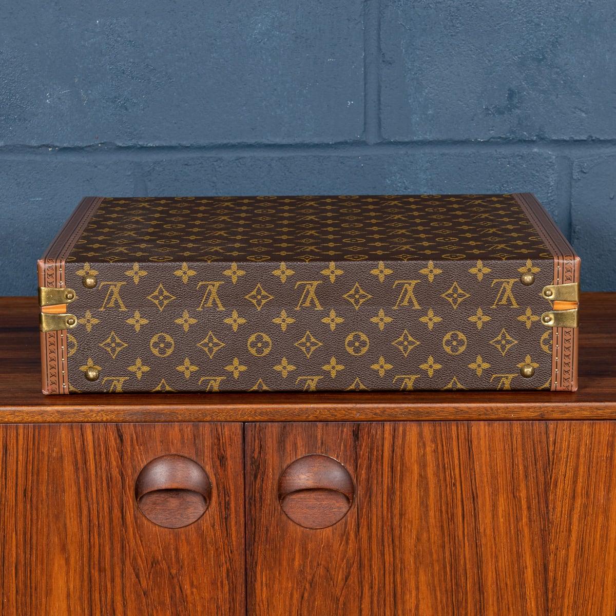 20thC Louis Vuitton Presidential Briefcase In Monogram Canvas, France c.1980 In Good Condition For Sale In Royal Tunbridge Wells, Kent