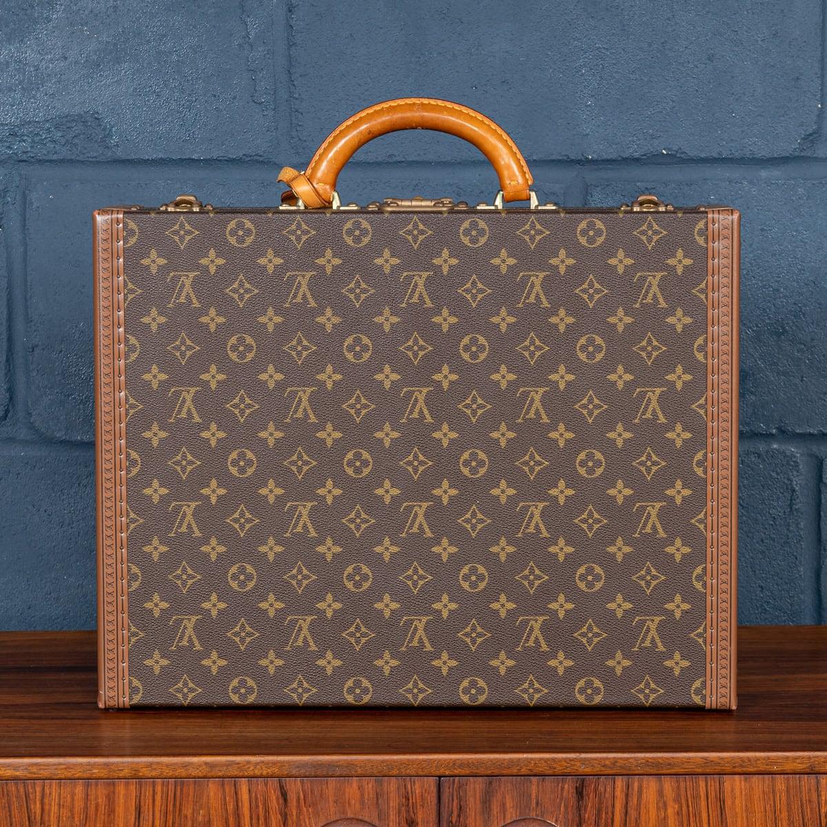 20thC Louis Vuitton Presidential Briefcase In Monogram Canvas, France c.1980 In Good Condition In Royal Tunbridge Wells, Kent