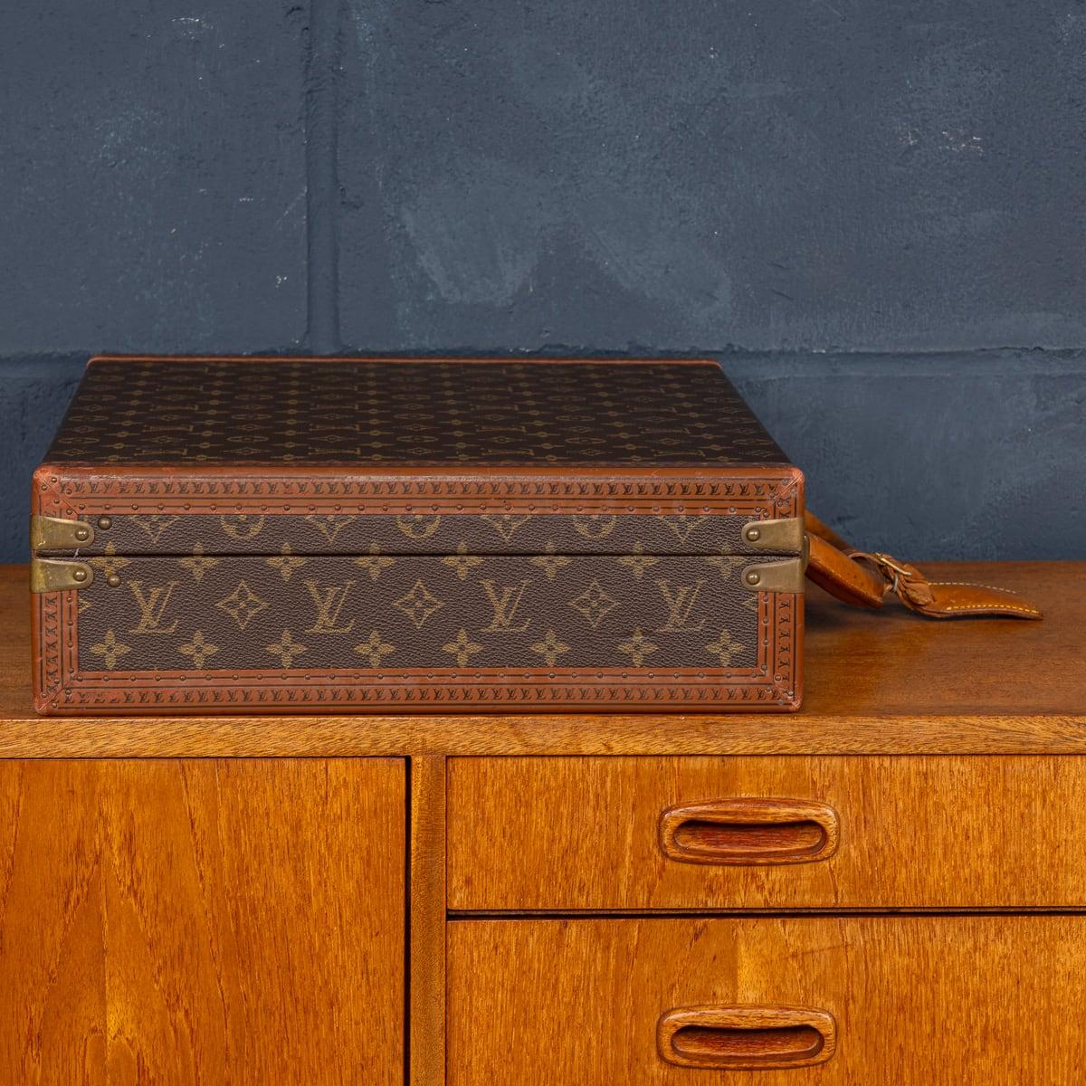 20th Century 20thC Louis Vuitton Presidential Briefcase In Monogram Canvas, France c.1980