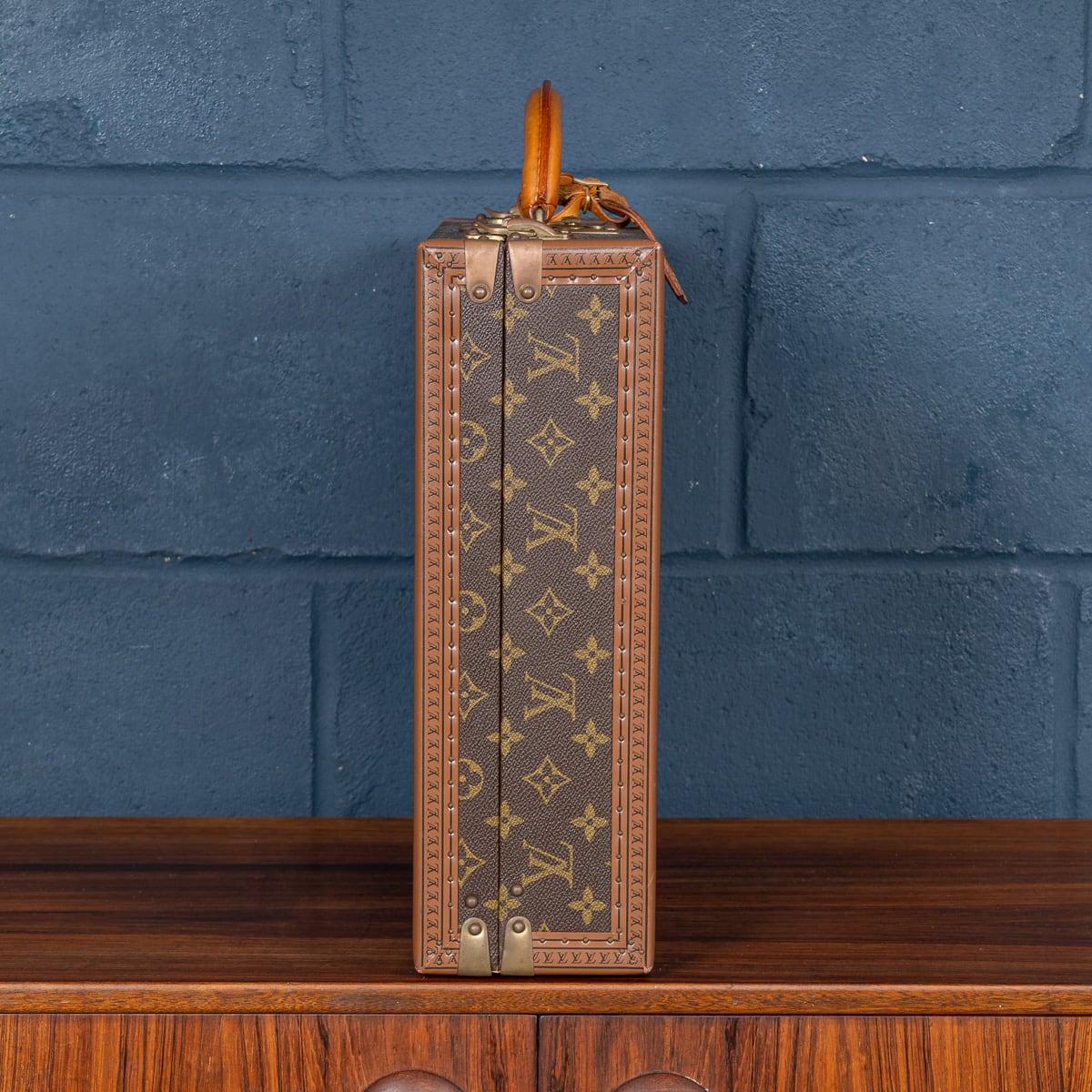 20th Century 20thC Louis Vuitton Presidential Briefcase In Monogram Canvas, France c.1980