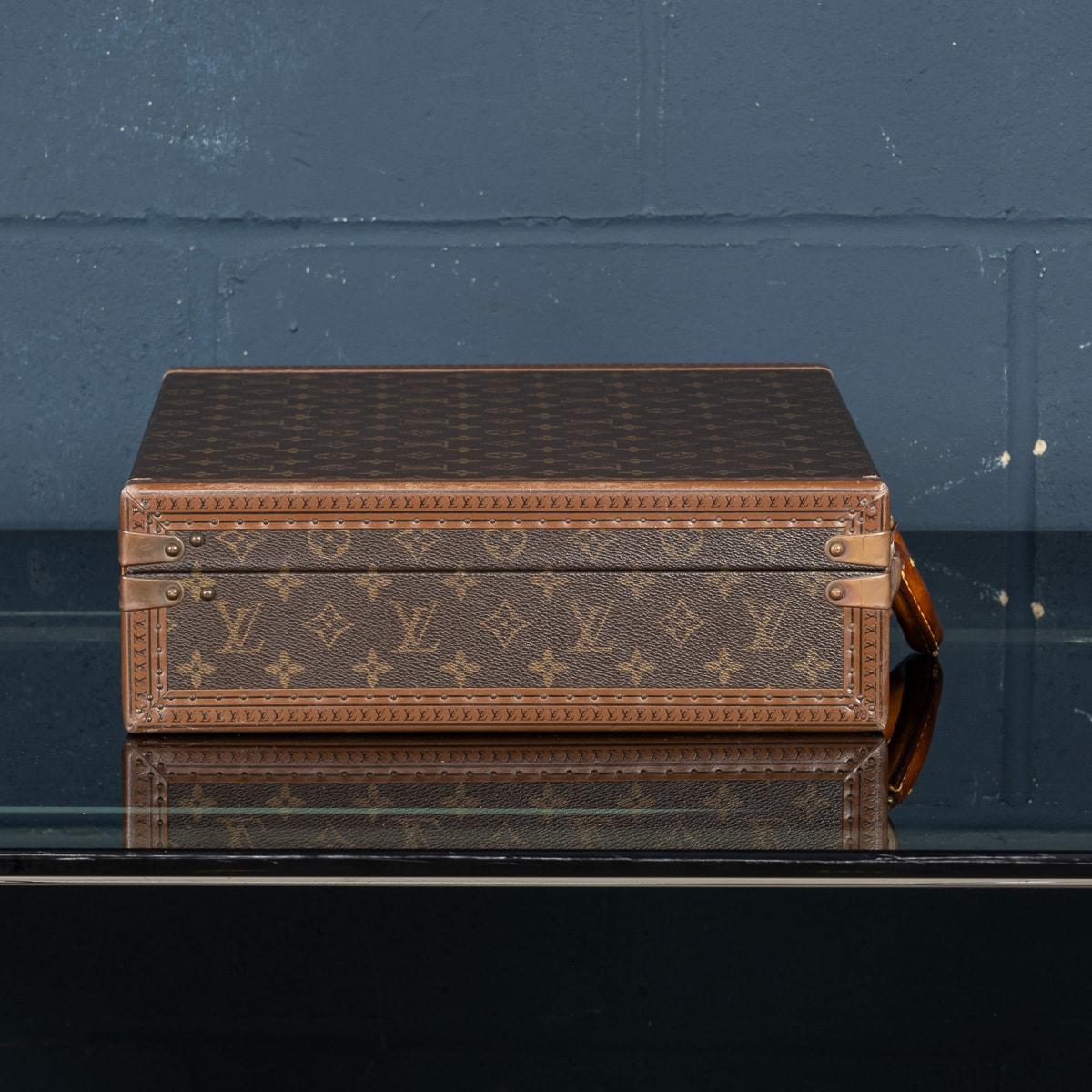 20th Century 20thC Louis Vuitton Presidential Briefcase In Monogram Canvas, France c.1980 For Sale