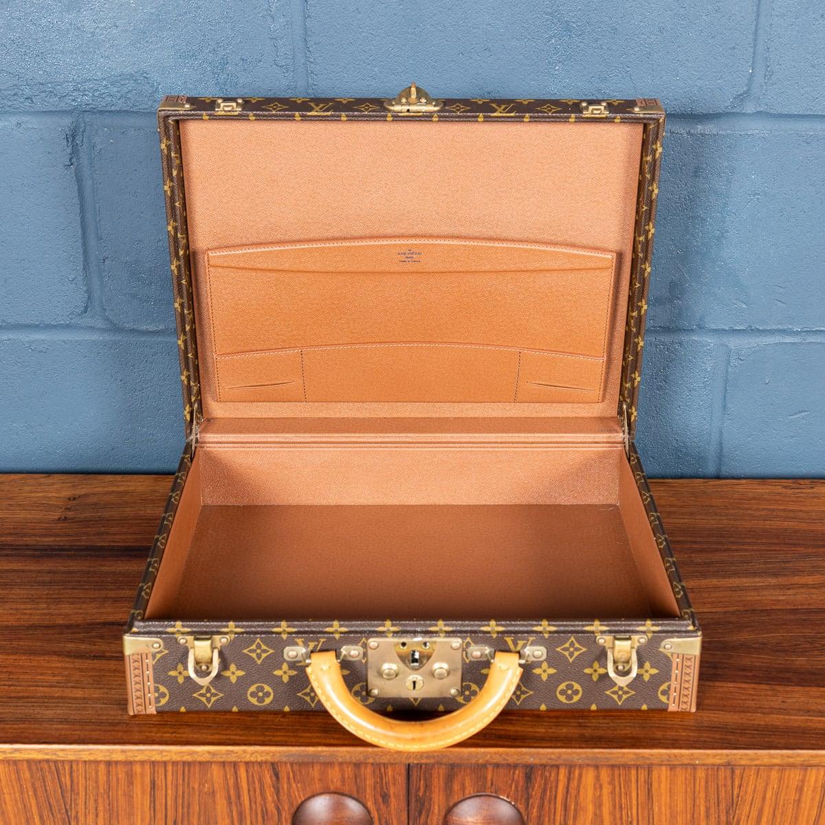 20thC Louis Vuitton Presidential Briefcase In Monogram Canvas, France c.1980 For Sale 2
