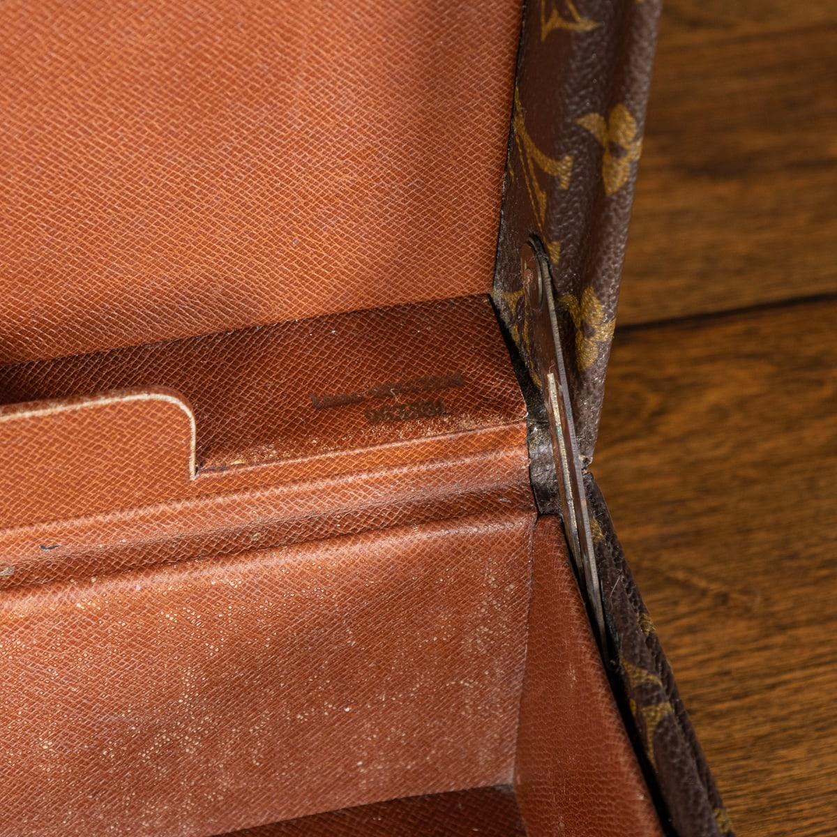 Louis Vuitton Presidential Aktentasche des 20. Jahrhunderts in Monogramm aus Segeltuch, hergestellt in Frankreich im Angebot 4