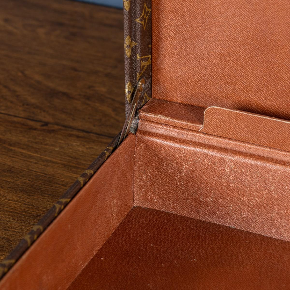 Louis Vuitton Presidential Aktentasche des 20. Jahrhunderts in Monogramm aus Segeltuch, hergestellt in Frankreich im Angebot 6