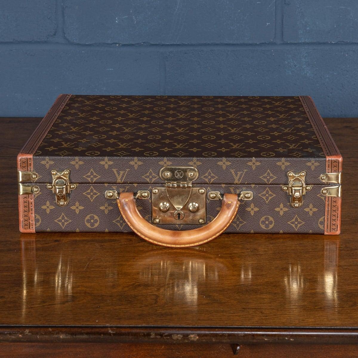Louis Vuitton Presidential Aktentasche des 20. Jahrhunderts in Monogramm aus Segeltuch, hergestellt in Frankreich (Sonstiges) im Angebot
