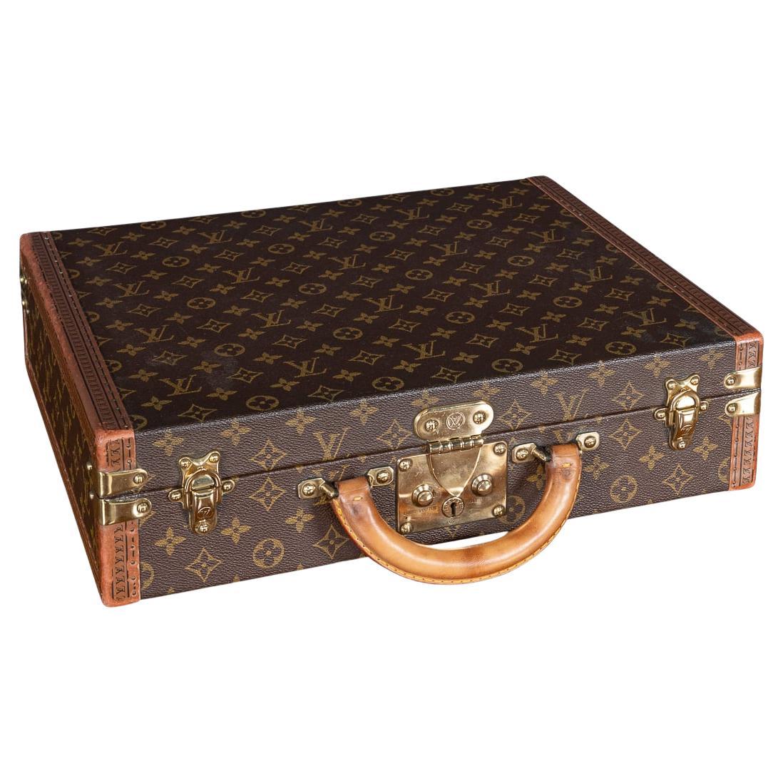 20thC Louis Vuitton Presidential Briefcase In Monogram Canvas, Made In France
