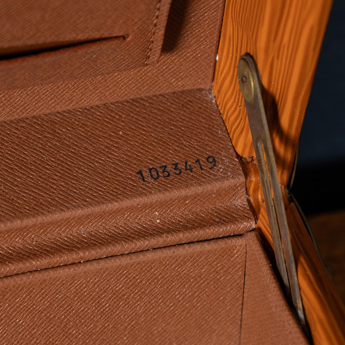 20thC Louis Vuitton Präsidentschafts Aktentasche In Orange Epi Leder, Made In France im Angebot 3