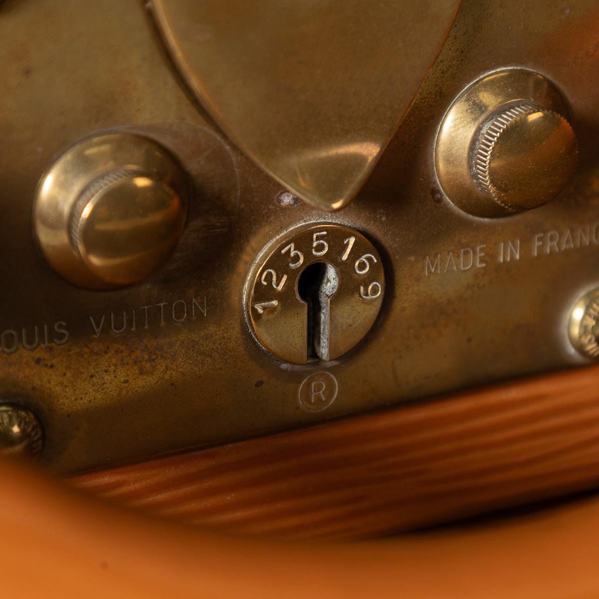 20thC Louis Vuitton Präsidentschafts Aktentasche In Orange Epi Leder, Made In France im Angebot 7