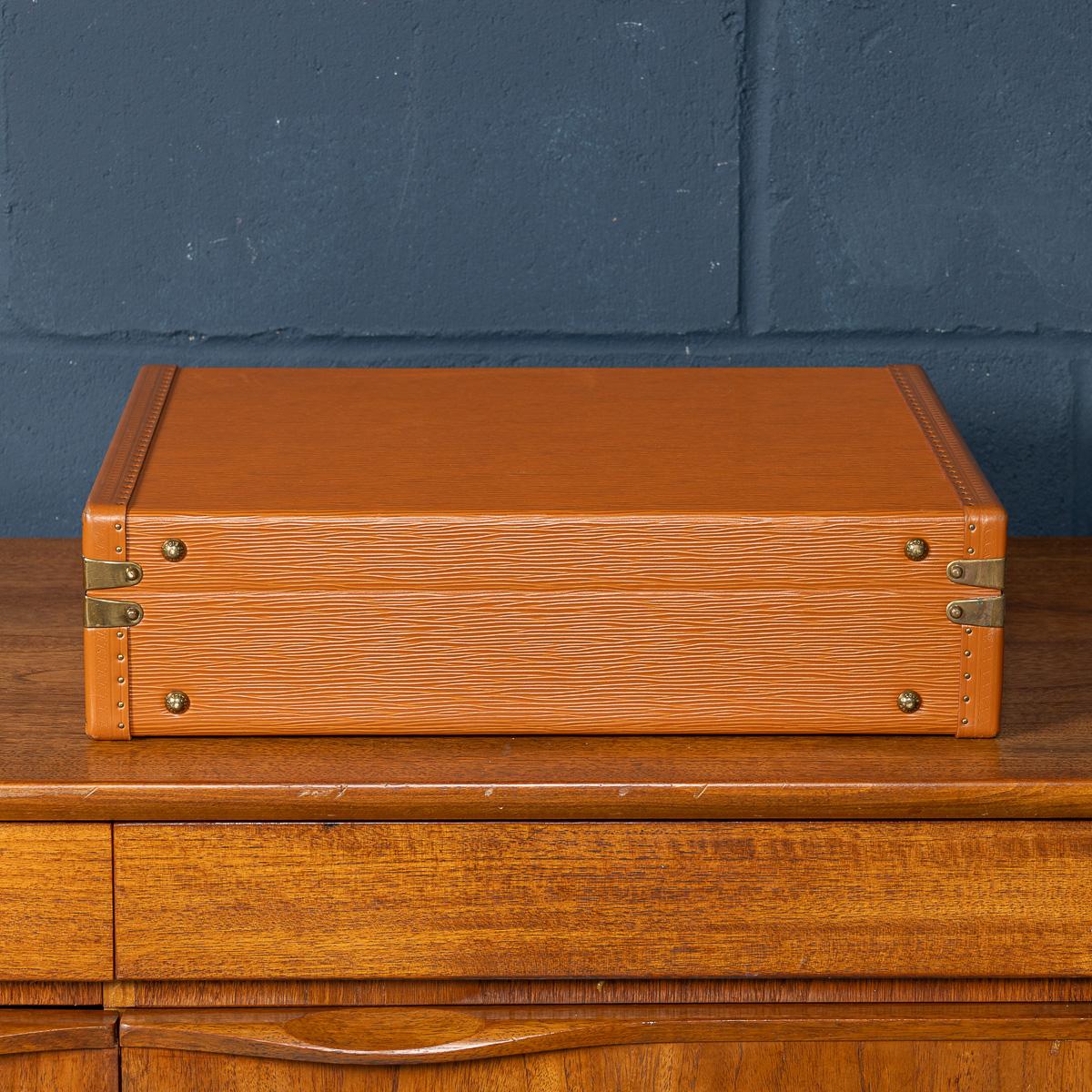 20thC Louis Vuitton Präsidentschafts Aktentasche In Orange Epi Leder, Made In France (20. Jahrhundert) im Angebot